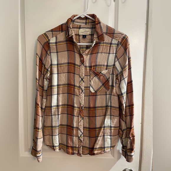 Universal Thread Tops - Universal Thread Plaid Button Down Shirt